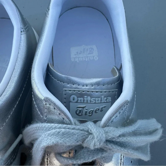 Onitsuka Tiger Lawnship 3.0 Metallic Court Sneaker Like New Mens 8 - Picture 9 of 13